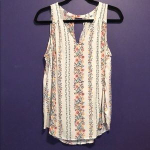 Old Navy Floral Sleeveless Blouse